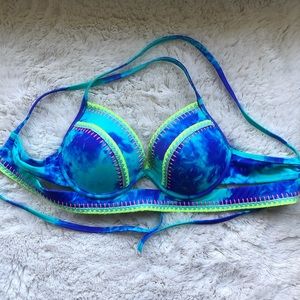 Push up tie-dye bikini